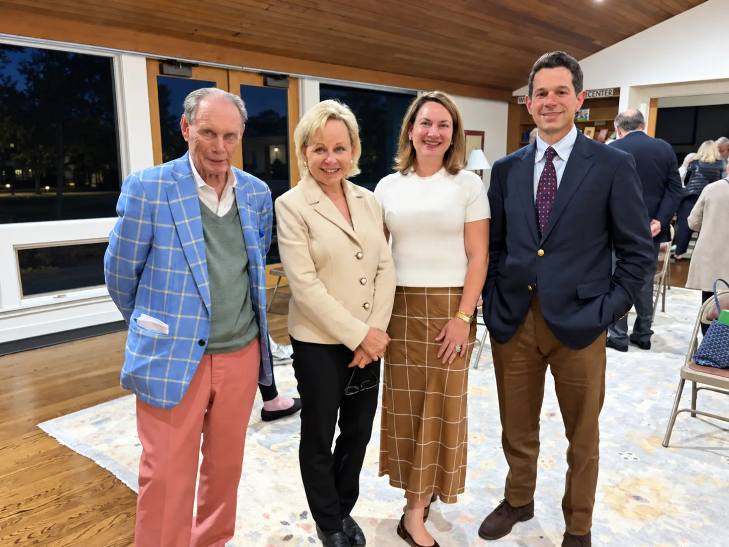 The new owners of the backcountry hub, The Round Hill Store,
Chuck Royce and Ryan Brumberg, flanking Chuck’s wife Deborah and
his daughter Alexandra Kittle.