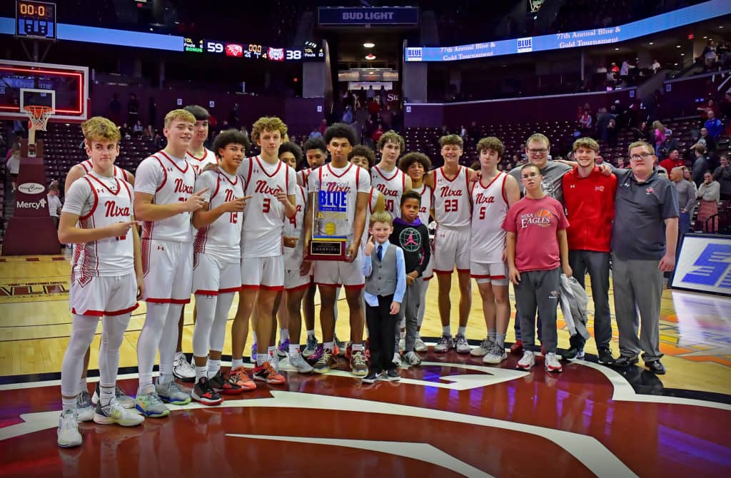 Nixa sets team three-point record on way to first Blue & Gold title since 2014