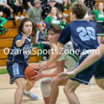 KellySteed-125: The Thayer Bobcats battled the Salem Tigers Tuesday night, February 7, 2023 at Thayer High School. The Bobcats defeated the Tigers 88-41