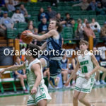 KellySteed-129: The Thayer Bobcats battled the Salem Tigers Tuesday night, February 7, 2023 at Thayer High School. The Bobcats defeated the Tigers 88-41