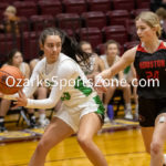 KellySteed_thho-29: (Class 3 District 10) The Thayer Lady Bobcats (#3 seed) battled the Houston Lady Tigers (#6 seed) Tuesday, February 21, 2023 at Mansfield High School