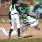 KellySteed_sftballThVsSa-52: Thayer Lady Bobcats host the Salem Lady Tigers in High School Softball, Monday, April 10, 2023 at Thayer Softball Field