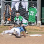 KellySteed_sftballThVsSa-53: Thayer Lady Bobcats host the Salem Lady Tigers in High School Softball, Monday, April 10, 2023 at Thayer Softball Field