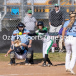 KellySteed_sftballThVsSa-57: Thayer Lady Bobcats host the Salem Lady Tigers in High School Softball, Monday, April 10, 2023 at Thayer Softball Field