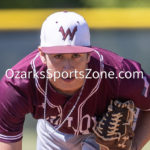 KellySteed_ThVsWs-58: Thayer Bobcats battle the Willow Springs Bears in SCA Conference baseball, Tuesday, May 2, 2023 at Thayer Baseball field