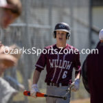 KellySteed_ThVsWs-62: Thayer Bobcats battle the Willow Springs Bears in SCA Conference baseball, Tuesday, May 2, 2023 at Thayer Baseball field