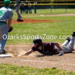 KellySteed_ThVsWs-77: Thayer Bobcats battle the Willow Springs Bears in SCA Conference baseball, Tuesday, May 2, 2023 at Thayer Baseball field