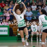 KellySteed_HSVBThayerDora-91: The Thayer Volleyball Bobcats took on the Dora Lady Falcons at Thayer High School Gymnasium on Monday, September 18, 2023The VolleyCATS win in three straight sets