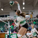 KellySteed_HSVBThayerDora-96: The Thayer Volleyball Bobcats took on the Dora Lady Falcons at Thayer High School Gymnasium on Monday, September 18, 2023The VolleyCATS win in three straight sets