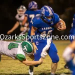 KellySteed_HSFBThayerVsCabool-93: The Cabool Bulldogs took on the Thayer Bobcats at Cabool on Friday, Sept 29, 2023