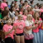 KellySteed_HSVB-ThayerVsLiberty-134: The Thayer Lady Bobcats battle the Liberty Eagles for the sole ownership of the SCA Conference Title in Volleyball on Thursday, Oct 12, 2023 at Thayer High School