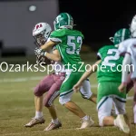 KellySteed_HSFB-ThayerVsWillow-122: The Thayer Bobcats battle the Willow Springs Bears on Friday, Oct 13, 2023 at Louis Bowman Field on the campus of Thayer High School