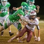 KellySteed_HSFB-ThayerVsWillow-125: The Thayer Bobcats battle the Willow Springs Bears on Friday, Oct 13, 2023 at Louis Bowman Field on the campus of Thayer High School