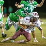 KellySteed_HSFB-ThayerVsWillow-126: The Thayer Bobcats battle the Willow Springs Bears on Friday, Oct 13, 2023 at Louis Bowman Field on the campus of Thayer High School