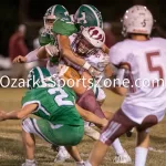 KellySteed_HSFB-ThayerVsWillow-131: The Thayer Bobcats battle the Willow Springs Bears on Friday, Oct 13, 2023 at Louis Bowman Field on the campus of Thayer High School