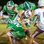 KellySteed_HSFB-ThayerVsWillow-132: The Thayer Bobcats battle the Willow Springs Bears on Friday, Oct 13, 2023 at Louis Bowman Field on the campus of Thayer High School