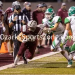 KellySteed_HSFB-GroveVsThayer-78: The Mountain Grove Panthers battle the Thayer Bobcats at Panther Stadium in Mountain Grove, MO on Friday, Oct 20, 2023