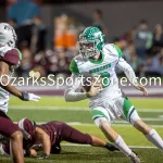 KellySteed_HSFB-GroveVsThayer-92: The Mountain Grove Panthers battle the Thayer Bobcats at Panther Stadium in Mountain Grove, MO on Friday, Oct 20, 2023