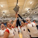 KellySteed_HSVB-LibertyVsThayer-141: The Thayer VolleyCATS battle the Liberty Eagles for the Class 2 District 9 Championship, Saturday, Oct 21, 2023 at Cabool High School