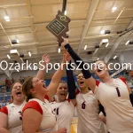 KellySteed_HSVB-LibertyVsThayer-142: The Thayer VolleyCATS battle the Liberty Eagles for the Class 2 District 9 Championship, Saturday, Oct 21, 2023 at Cabool High School