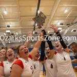 KellySteed_HSVB-LibertyVsThayer-143: The Thayer VolleyCATS battle the Liberty Eagles for the Class 2 District 9 Championship, Saturday, Oct 21, 2023 at Cabool High School