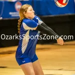 231103-C1-SEIMI-FINAL-VOLLEYBALL-GR-803-1: Galena's Baylee Stacy competes during a class 1 semifinal girls volleyball match on Friday, Nov. 3, 2023, at Show Me Center in Cape Girardeau, Mo.  Gordon Radford | Special to the O-Zone