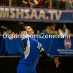 231103-C1-SEIMI-FINAL-VOLLEYBALL-GR-806-1: Galena's Baylee Stacy competes during a class 1 semifinal girls volleyball match on Friday, Nov. 3, 2023, at Show Me Center in Cape Girardeau, Mo.  Gordon Radford | Special to the O-Zone