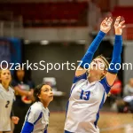 231103-C1-SEIMI-FINAL-VOLLEYBALL-GR-808-1: Galena's Breeanna Rice competes during a class 1 semifinal girls volleyball match on Friday, Nov. 3, 2023, at Show Me Center in Cape Girardeau, Mo.  Gordon Radford | Special to the O-Zone