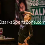 231103-C2-SEIMI-FINAL-VOLLEYBALL-GR-109-2: Fair Grove's Shea Skouby serves during a class 2 semifinal girls volleyball match on Friday, Nov. 3, 2023, at Show Me Center in Cape Girardeau, Mo.  Gordon Radford | Special to the Ozone