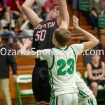 KellySteed_HSBBThayerVsHouston-78: The Thayer Bobcats battle the Houston Tigers on Friday, February 2, 2024 at Thayer High School