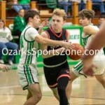 KellySteed_HSBBThayerVsHouston-79: The Thayer Bobcats battle the Houston Tigers on Friday, February 2, 2024 at Thayer High School