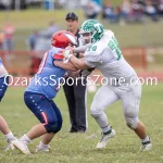 kellysteed_thayervsliberty-107: The Thayer Bobcats traveled to Mountain View, MO to battle the Liberty Eagles in a SCA football match up on Saturday, September 14, 2024