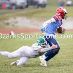 kellysteed_thayervsliberty-109: The Thayer Bobcats traveled to Mountain View, MO to battle the Liberty Eagles in a SCA football match up on Saturday, September 14, 2024