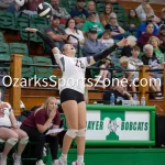 kellysteed_thayervswillow-134: The Willow Springs Lady Bears traveled to Thayer to battle the Lady Bobcats in SCA Volleyball action on Thursday, September 26, 2024. The Lady Bears would would sweep the Lady Bobcats in three straight sets