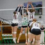 kellysteed_thayervswillow-137: The Willow Springs Lady Bears traveled to Thayer to battle the Lady Bobcats in SCA Volleyball action on Thursday, September 26, 2024. The Lady Bears would would sweep the Lady Bobcats in three straight sets