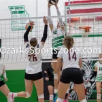 kellysteed_thayervswillow-144: The Willow Springs Lady Bears traveled to Thayer to battle the Lady Bobcats in SCA Volleyball action on Thursday, September 26, 2024. The Lady Bears would would sweep the Lady Bobcats in three straight sets