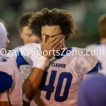 kellysteed_thayervscleverhsfb-143: The Thayer Bobcats (#4 seed) battle the Clever Bluejays (#5 seed) in the first round of the Class 2 District 4 playoffs Friday, Nov 1 2024 at Louis Bozman Field on the campus of Thayer High School