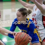 kellysteed_hsgbdoravsava-66: The Dora Lady Falcons battle the Ava Lady Bears in the 5th place contest of the 51st Thayer Winter Classic, held on Saturday, January 25, 2025, at Thayer High School in Thayer, MO.