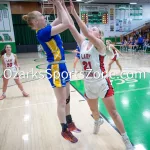 kellysteed_hsgbdoravsava-68: The Dora Lady Falcons battle the Ava Lady Bears in the 5th place contest of the 51st Thayer Winter Classic, held on Saturday, January 25, 2025, at Thayer High School in Thayer, MO.