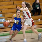 kellysteed_hsgbdoravsava-71: The Dora Lady Falcons battle the Ava Lady Bears in the 5th place contest of the 51st Thayer Winter Classic, held on Saturday, January 25, 2025, at Thayer High School in Thayer, MO.