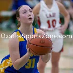 kellysteed_hsgbdoravsava-78: The Dora Lady Falcons battle the Ava Lady Bears in the 5th place contest of the 51st Thayer Winter Classic, held on Saturday, January 25, 2025, at Thayer High School in Thayer, MO.