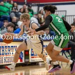 kellysteed_hsbbthayervsliberty-87: The Thayer Bobcats battle the Liberty Eagles on Saturday, Feb 22, 2025, at Liberty High School.