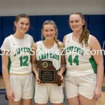 kellysteed_hsgbthayervslicking-152: The Thayer Lady Bobcats battle the Licking Lady Wildcats in the Class 3 District 10 Championship held on Saturday, March 1, 2025 at Cabool High School