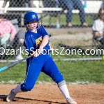 kellysteed_hssbthayervsava-70: The Thayer Lady Bobcat softball team battles the Ava Lady Bears in SCA action on Monday April 21, 2025 at Thayer High School in Thayer, MO