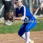 kellysteed_hssbthayervsava-76: The Thayer Lady Bobcat softball team battles the Ava Lady Bears in SCA action on Monday April 21, 2025 at Thayer High School in Thayer, MO