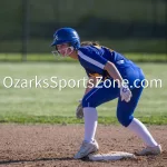 kellysteed_hssbthayervsava-81: The Thayer Lady Bobcat softball team battles the Ava Lady Bears in SCA action on Monday April 21, 2025 at Thayer High School in Thayer, MO