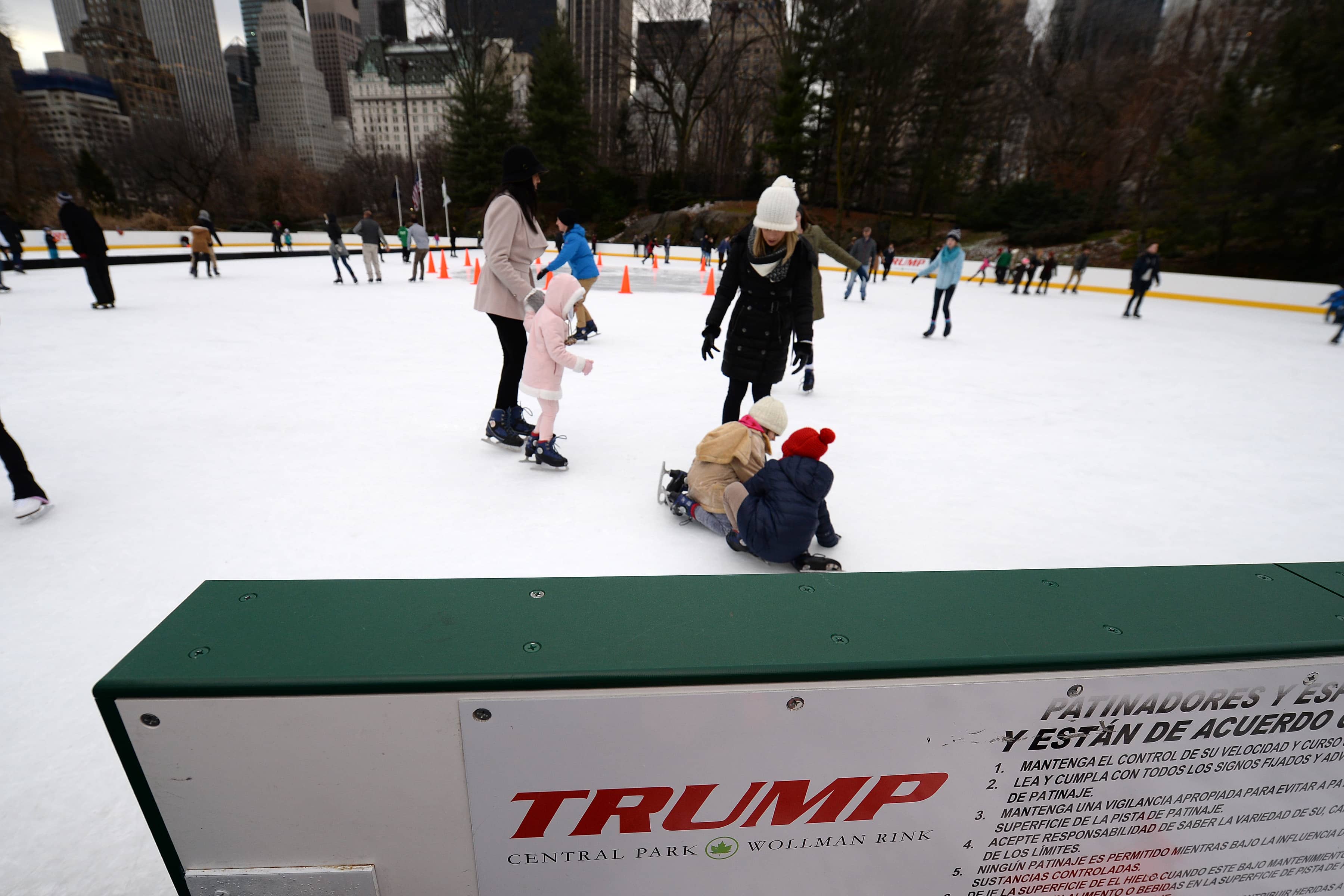 Trump ice skating rinks to remain open until end of season after