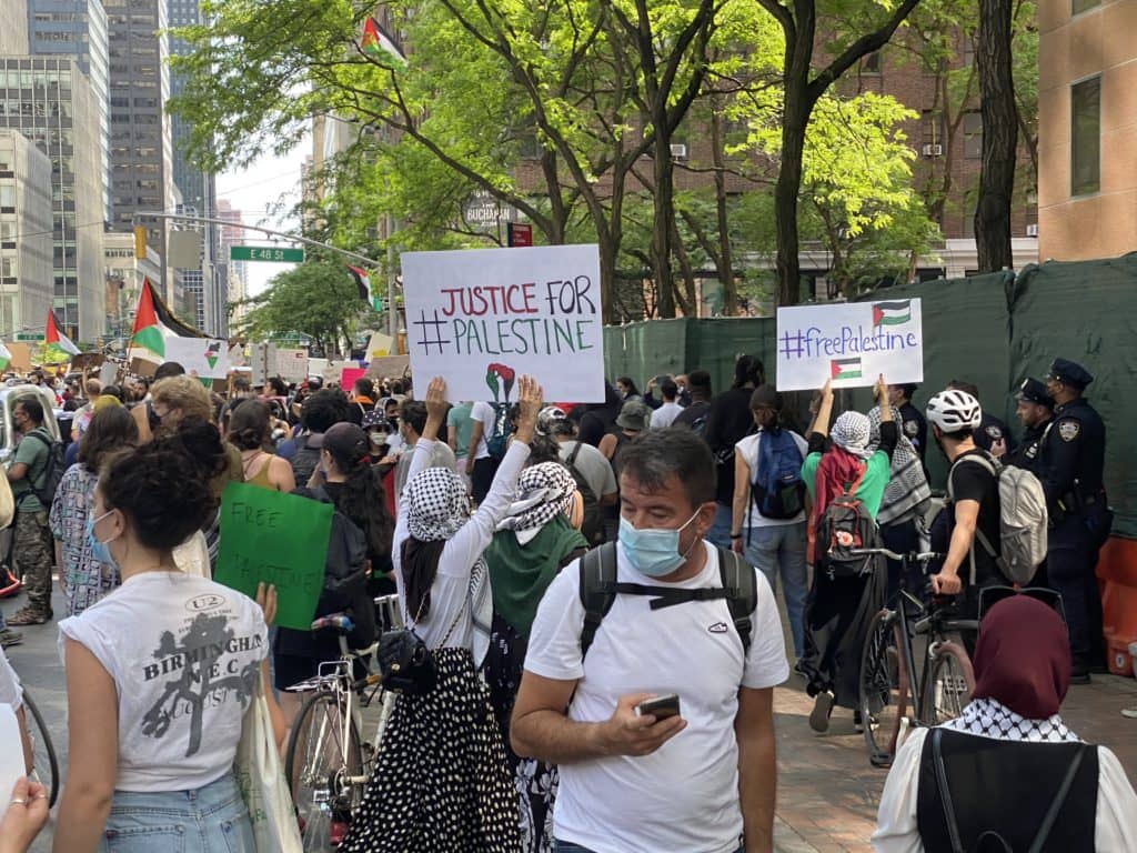 palestine protest