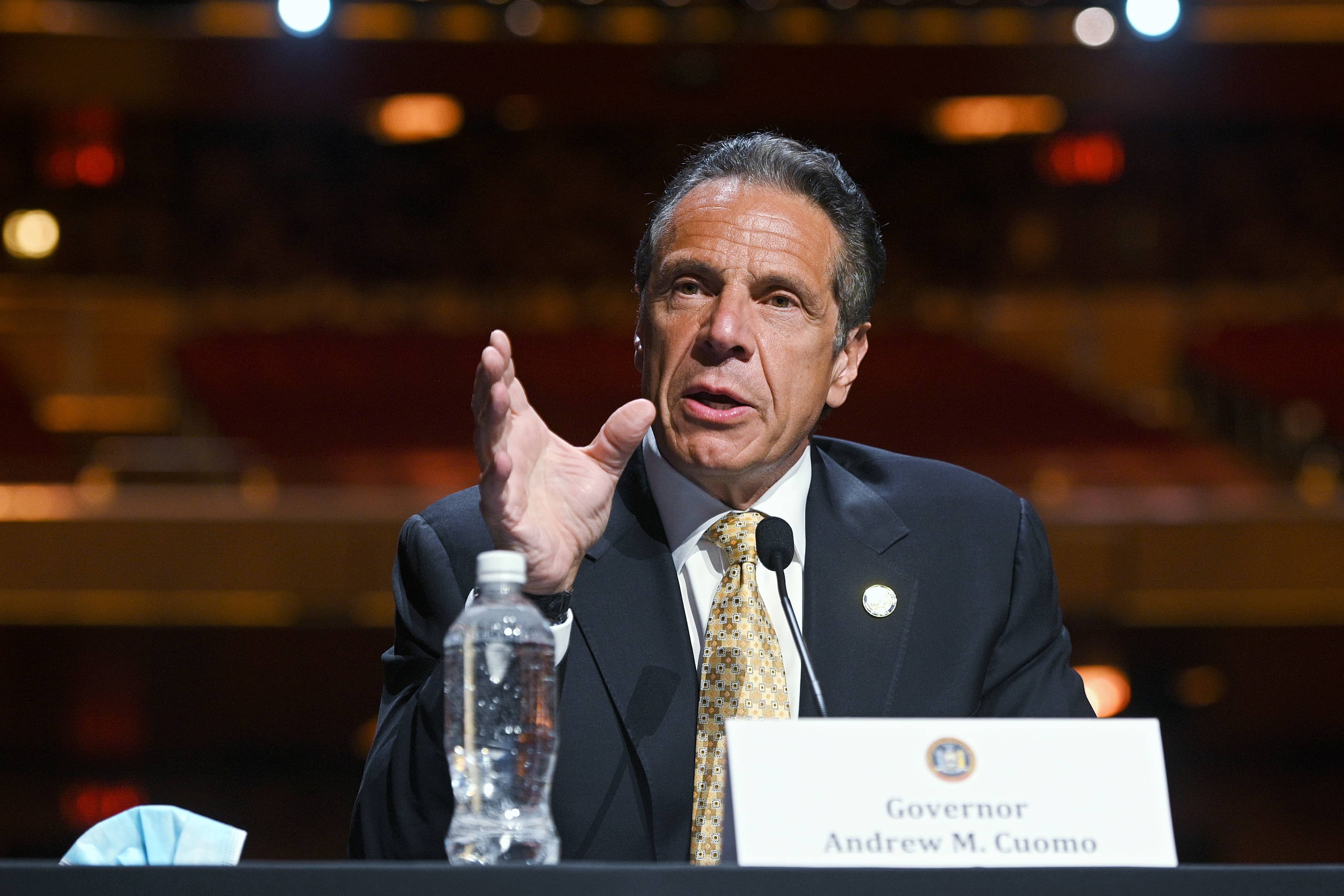 ny-gov-cuomo-holds-press-conference-in-nyc