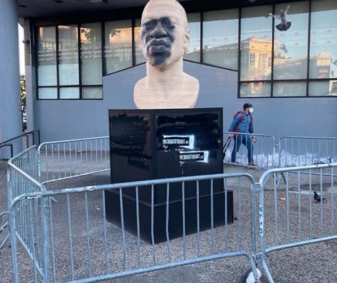 george-floyd-statue-vandalized